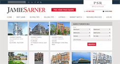 Desktop Screenshot of jamiesarner.com